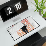 Military-Themed Desk Mat, 24/7/365 Support, Perfect for Home Office, Gift for Veterans, National Guard Pride