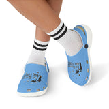 Kids' Blue 'I'm Repping Air Force' EVA Foam Clogs — Military Pride Slip-Ons