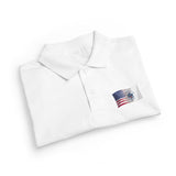 Youth Polo Shirt with Small American Flag Pocket Graphic — Coast Guard
