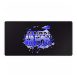 Air Force Emblem Desk Mat, Stylish Workspace Decor, Gaming Mouse Pad, Air Veteran Gift, Home Office Accessory