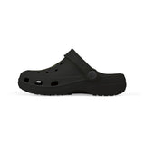 Kids Black Foam Clogs with Olive Camouflage Insole – Reserve