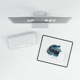 Navy Emblem Desk Mat, Stylish Workspace Decor, Gaming Mouse Pad, Navy Veteran Gift, Home Office Accessory