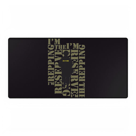 Stylish Desk Mat with Motivational Quote, Office Decor, Gaming Setup, Gift for Students, Home Office Essentials, Desk Accessories