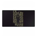 Stylish Desk Mat with Motivational Quote, Office Decor, Gaming Setup, Gift for Students, Home Office Essentials, Desk Accessories