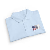 Youth Polo Shirt with Small American Flag Pocket Graphic — Coast Guard