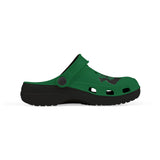 Kids Green Army EVA Foam Clogs — Lightweight Kids’ Camouflage Slip-On Sandals