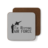 Air Force Coaster, Military Gift, Veteran Home Decor, Air Force Decor, Man Cave Coaster