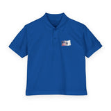 Youth Polo Shirt with Small American Flag Pocket Graphic — Coast Guard