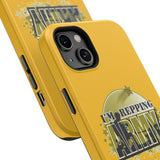 Impact-Resistant Phone Case: I'm Repping Army, Military Pride Decor, Durable Gift for Veterans, Unique Army Designs, Soldier Accessories