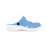 Kids' Blue 'I'm Repping Air Force' EVA Foam Clogs — Military Pride Slip-Ons