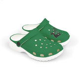 Kids Green Army EVA Foam Clogs — Lightweight Kids’ Camouflage Slip-On Sandals