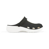 Kids Black Foam Clogs with Olive Camouflage Insole – Reserve