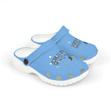 Kids' Blue 'I'm Repping Air Force' EVA Foam Clogs — Military Pride Slip-Ons