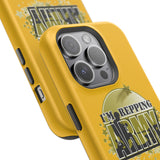 Impact-Resistant Phone Case: I'm Repping Army, Military Pride Decor, Durable Gift for Veterans, Unique Army Designs, Soldier Accessories