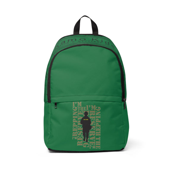 Stylish Unisex Fabric Backpack with Inspirational Quote, Everyday Backpack, School Bag, Travel Backpack, Eco-Friendly Gift