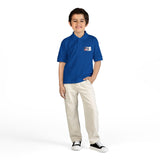 Youth Polo Shirt with Small American Flag Pocket Graphic — Coast Guard