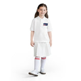 Youth Polo with Waving American Flag Patch — Air Force