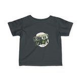 Infant Tee — "Newest Recruit: Military Brat" Baby Shirt (Camo Helmet Design)