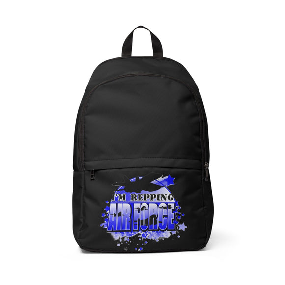 Air Force Unisex Fabric Backpack, Military Gear, Stylish School Bag, Gift for Veterans, Casual Travel Backpack
