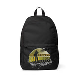 Unisex Fabric Backpack - I'm Repping Marines, Stylish School Bag, Military-Inspired Gym Backpack, Travel Rucksack, Casual Daypack