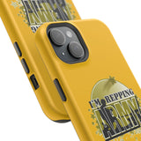 Impact-Resistant Phone Case: I'm Repping Army, Military Pride Decor, Durable Gift for Veterans, Unique Army Designs, Soldier Accessories