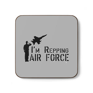 Air Force Coaster, Military Gift, Veteran Home Decor, Air Force Decor, Man Cave Coaster