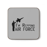 Air Force Coaster, Military Gift, Veteran Home Decor, Air Force Decor, Man Cave Coaster