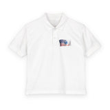 Youth Polo Shirt with American Flag Pocket Print — Army