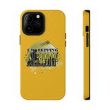 Impact-Resistant Phone Case: I'm Repping Army, Military Pride Decor, Durable Gift for Veterans, Unique Army Designs, Soldier Accessories