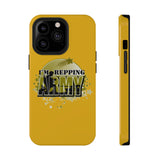 Impact-Resistant Phone Case: I'm Repping Army, Military Pride Decor, Durable Gift for Veterans, Unique Army Designs, Soldier Accessories