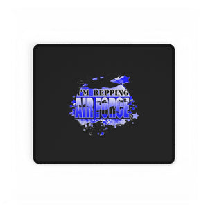 Air Force Emblem Desk Mat, Stylish Workspace Decor, Gaming Mouse Pad, Air Veteran Gift, Home Office Accessory