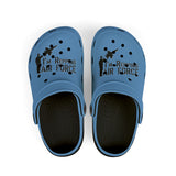Kids' Blue 'I'm Repping Air Force' EVA Foam Clogs — Military Pride Slip-Ons