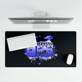 Air Force Emblem Desk Mat, Stylish Workspace Decor, Gaming Mouse Pad, Air Veteran Gift, Home Office Accessory