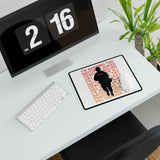 Military-Themed Desk Mat, 24/7/365 Support, Perfect for Home Office, Gift for Veterans, National Guard Pride