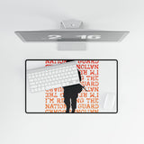 Military-Themed Desk Mat, 24/7/365 Support, Perfect for Home Office, Gift for Veterans, National Guard Pride